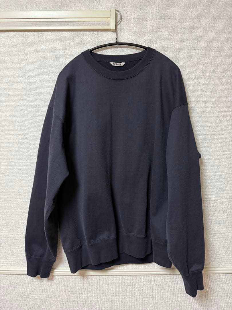 AURALEE 伊勢丹別注 ORGANIC COTTON SWEAT P/O