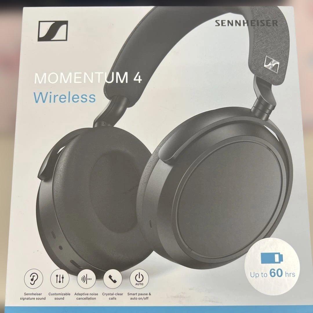510348未開封SENNHEISER MOMENTUM 4 Wireless黒