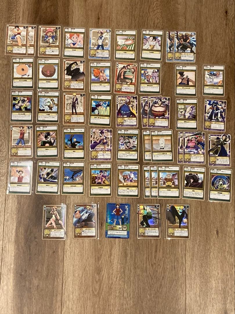 ワンピースカード　旧裏　初期　美品　カードダス　ルフィ海賊団