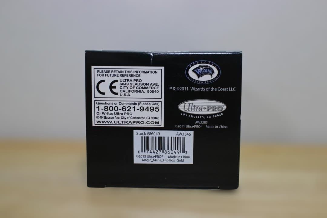 ウルトラプロ マジック・ザ・ギャザリング フリップデッキボックス・マナ・ゴールド