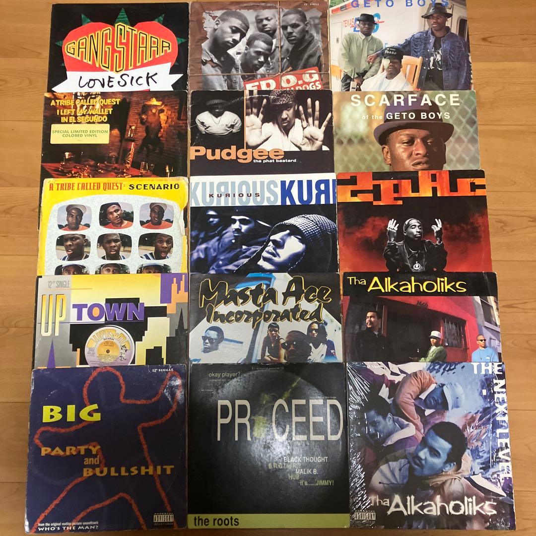 90's hiphop USオリジナル盤 15枚set
