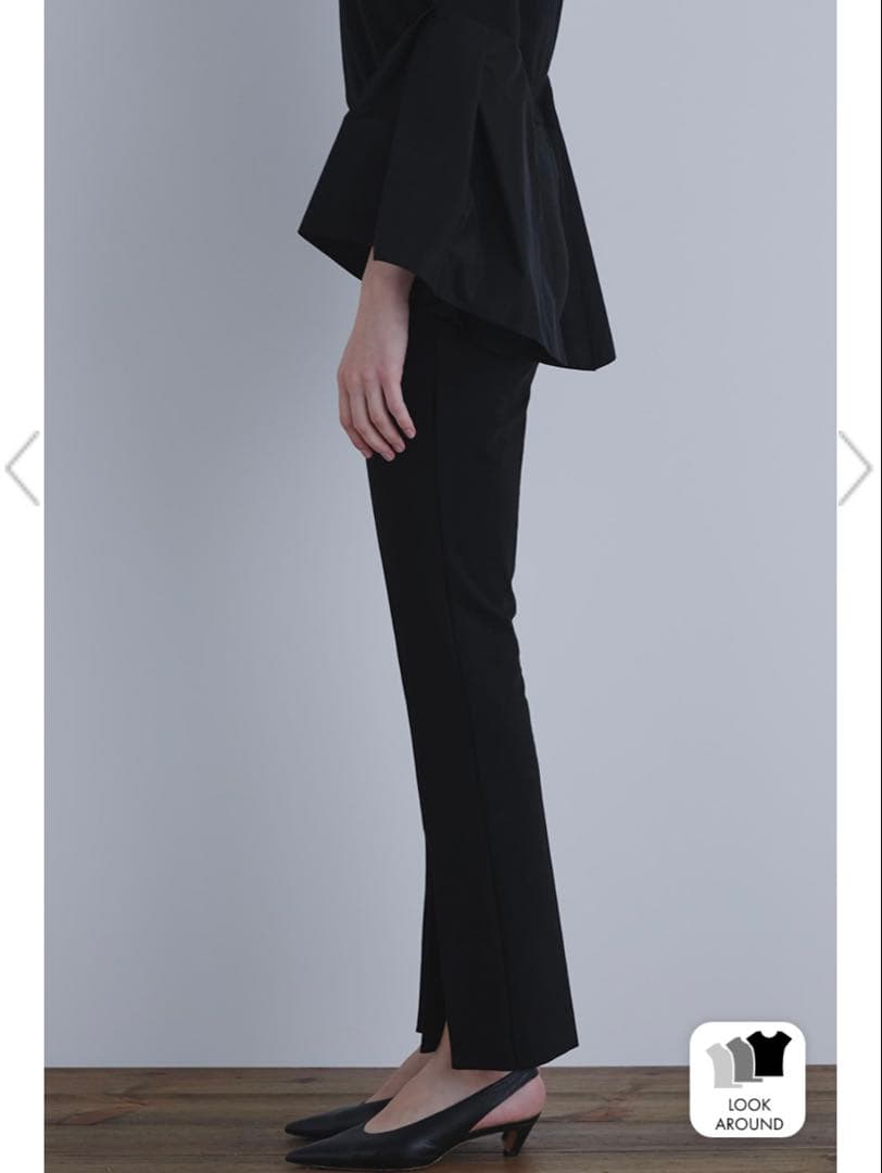 LE PHIL ハイストレッチフロントスリットパンツ