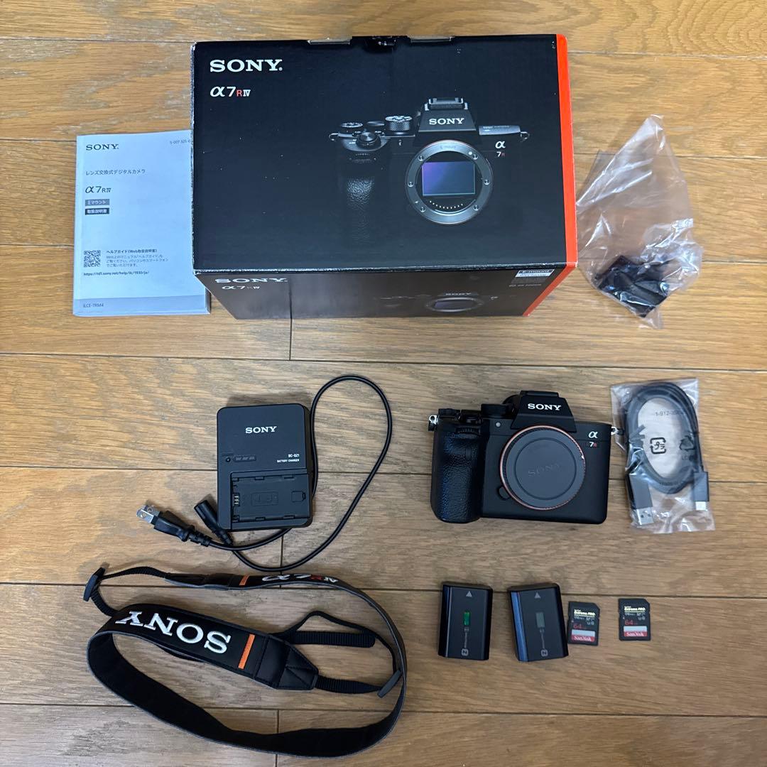 SONY α7RⅣ 本体(予備バッテリー+SDカード付き)