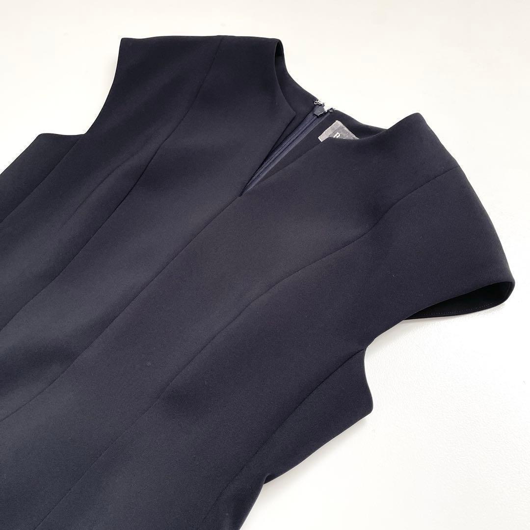 ボールジー　スティフダブルクロス バレルシルエットワンピース　オケージョン