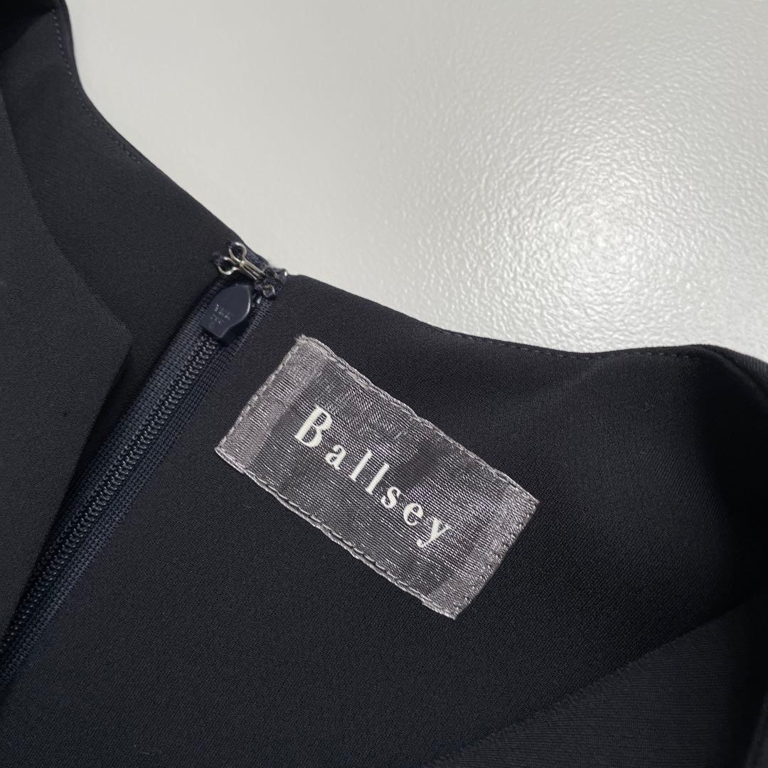 ボールジー　スティフダブルクロス バレルシルエットワンピース　オケージョン