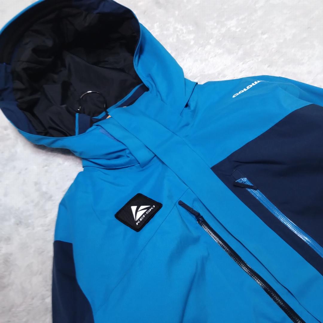 GOLDWIN スキーウェア 上下セットアップ L ツートン 券ホルダー 中綿