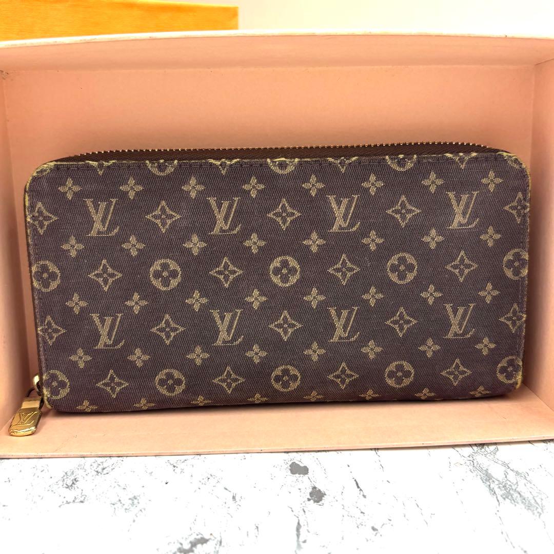【新品仕様】 ルイヴィトン モノグラム ミニラン ジッピーウォレット 長財布