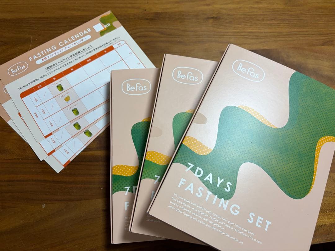 befas 7days fasting set（3箱）ファスティングセット