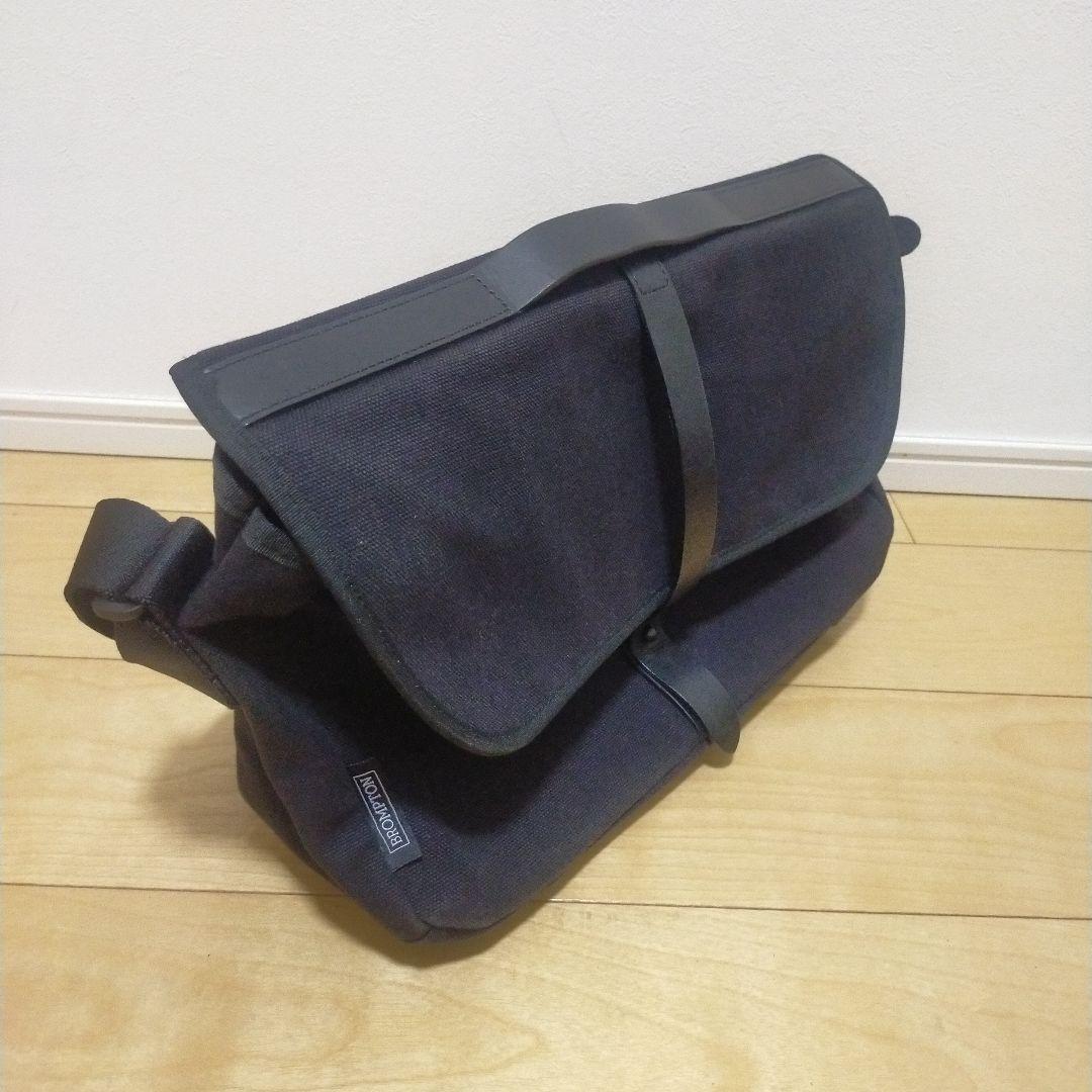 ブロンプトン ショルダーバッグ フロントバッグ キャンパス レザー