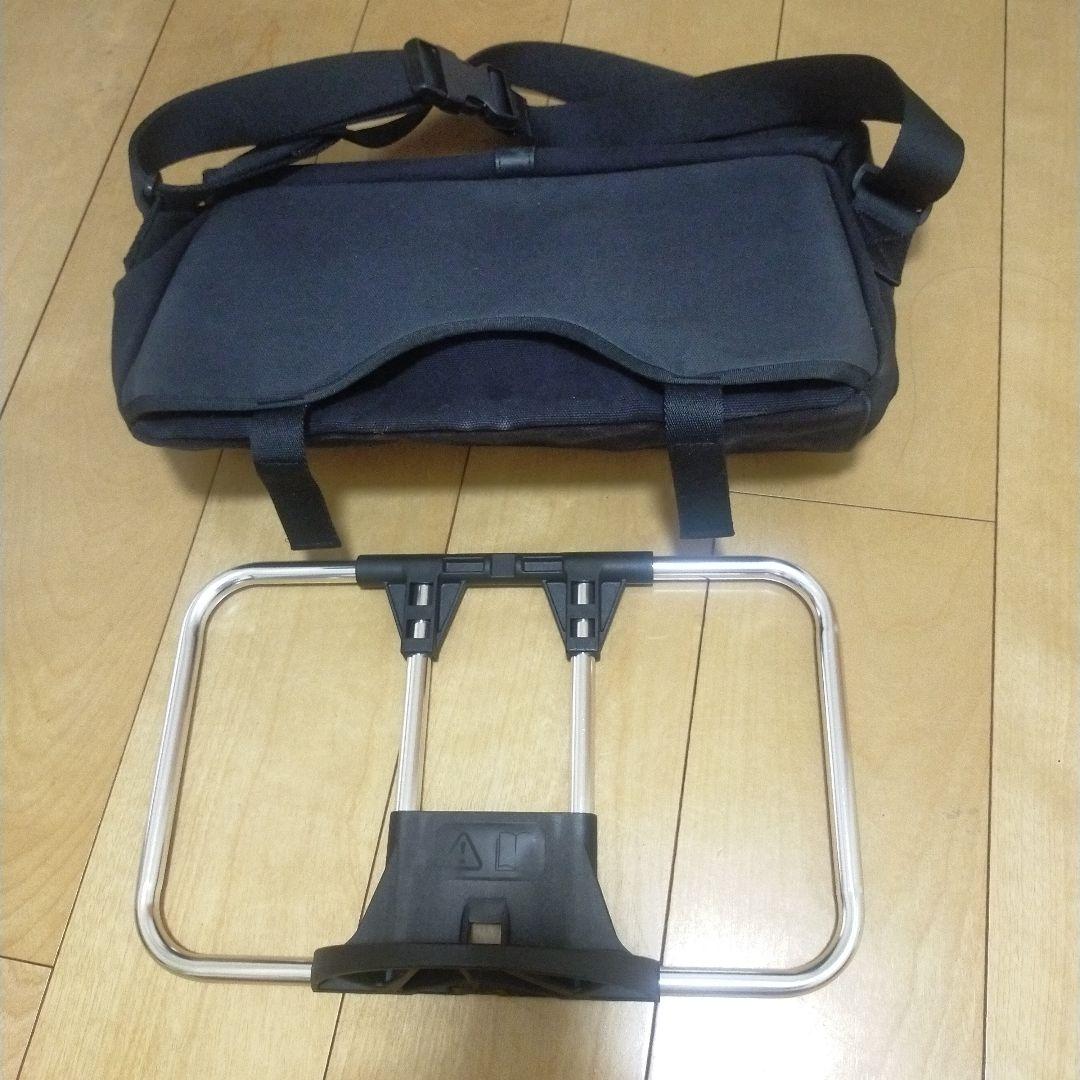 ブロンプトン ショルダーバッグ フロントバッグ キャンパス レザー