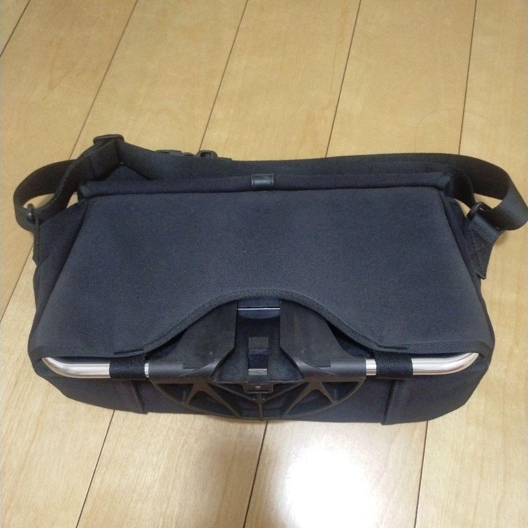 ブロンプトン ショルダーバッグ フロントバッグ キャンパス レザー