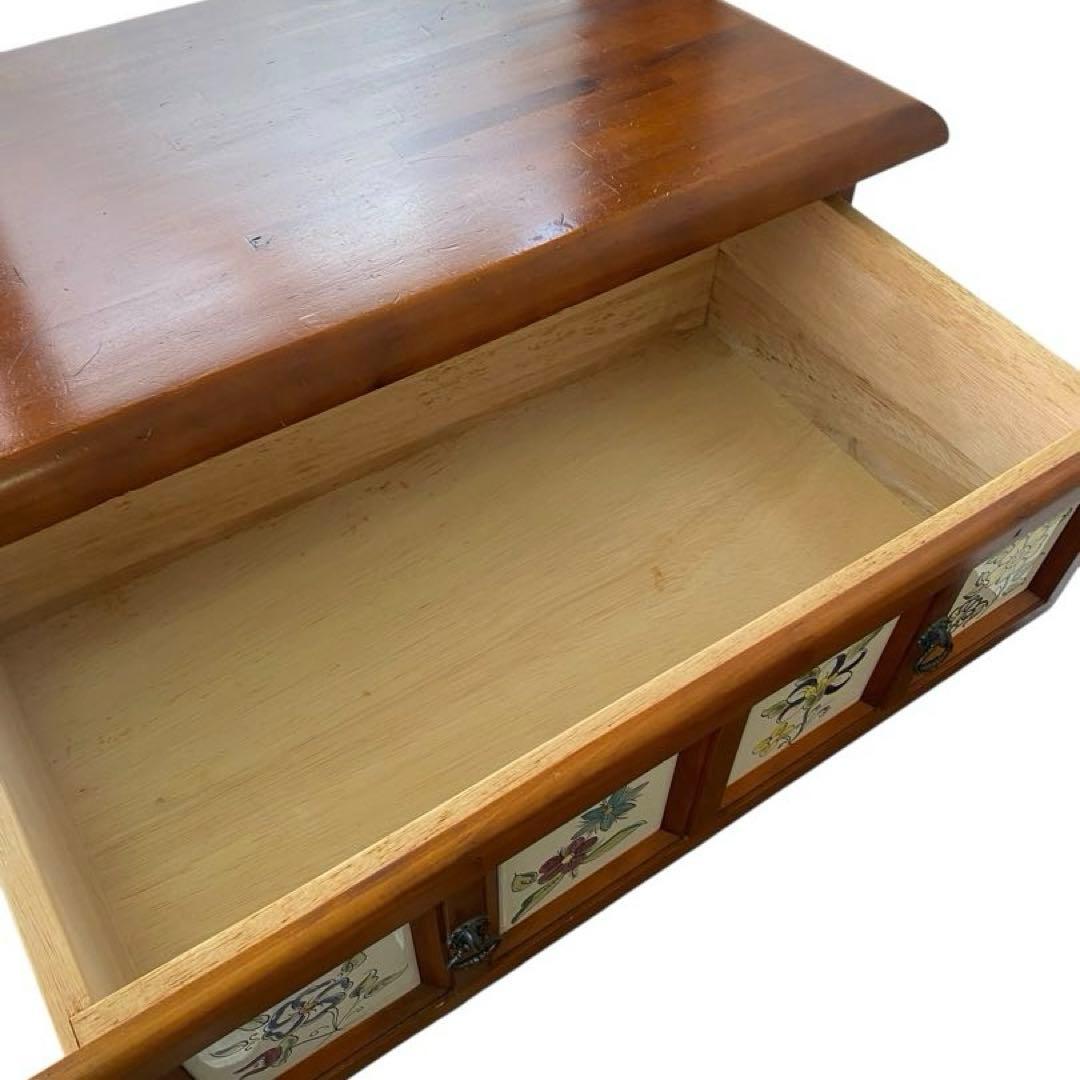 バレンシア チェスト スペイン製 北欧 タイル 4段　タイルチェスト