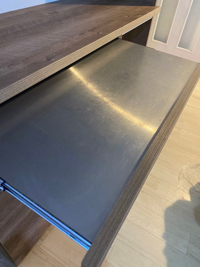 ロウヤ(大川家具)の120センチ食器棚(送料と組み立て料金込み)