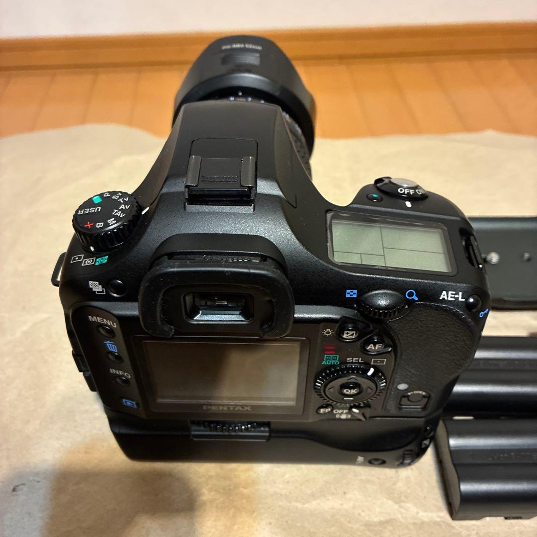 PENTAX K10D レンズ バッテリーグリップ付き