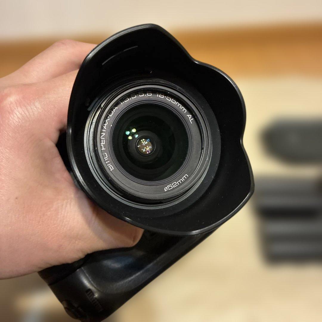 PENTAX K10D レンズ バッテリーグリップ付き