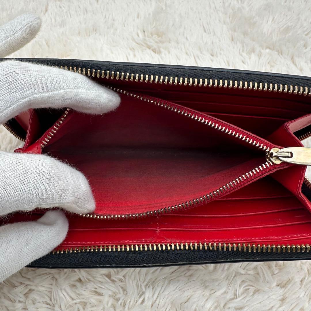 ✨人気✨ルブダン　長財布　スタッズ　パネトーネ　ラウンドジップ　マルチカラー