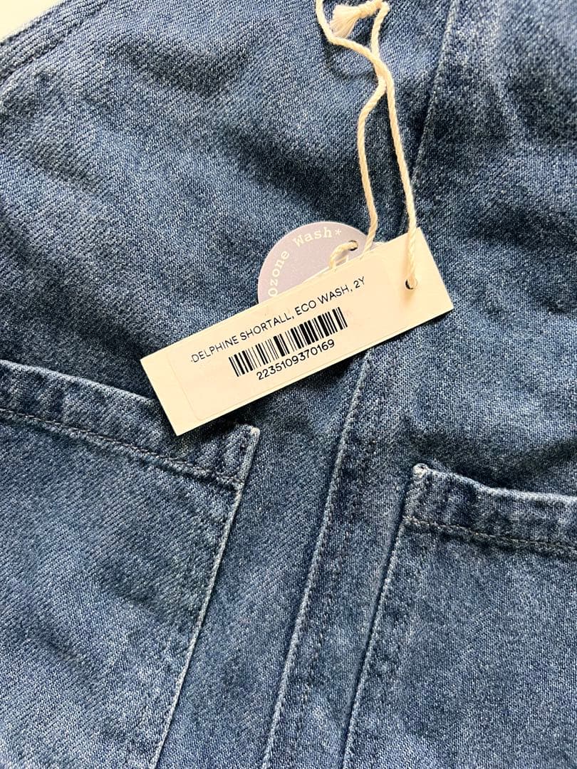 soor ploom 2Y ショートオール　デニム　サロペット　オーバーオール