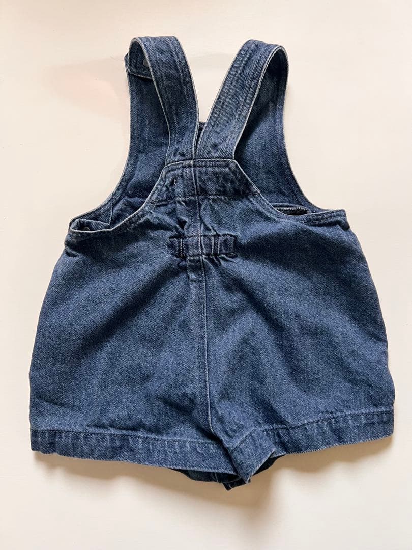 soor ploom 2Y ショートオール　デニム　サロペット　オーバーオール