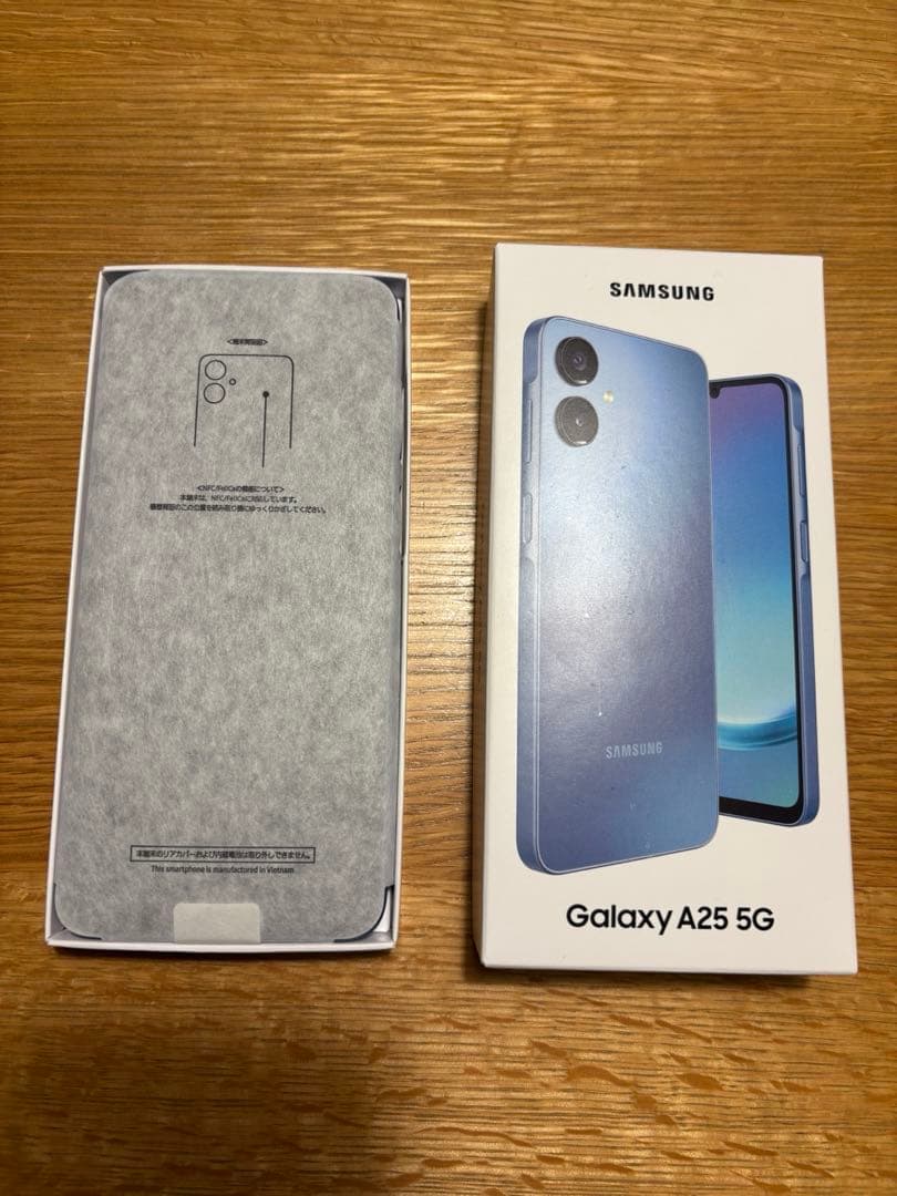【新品未使用】Galaxy A25 5G ブルー 64GB