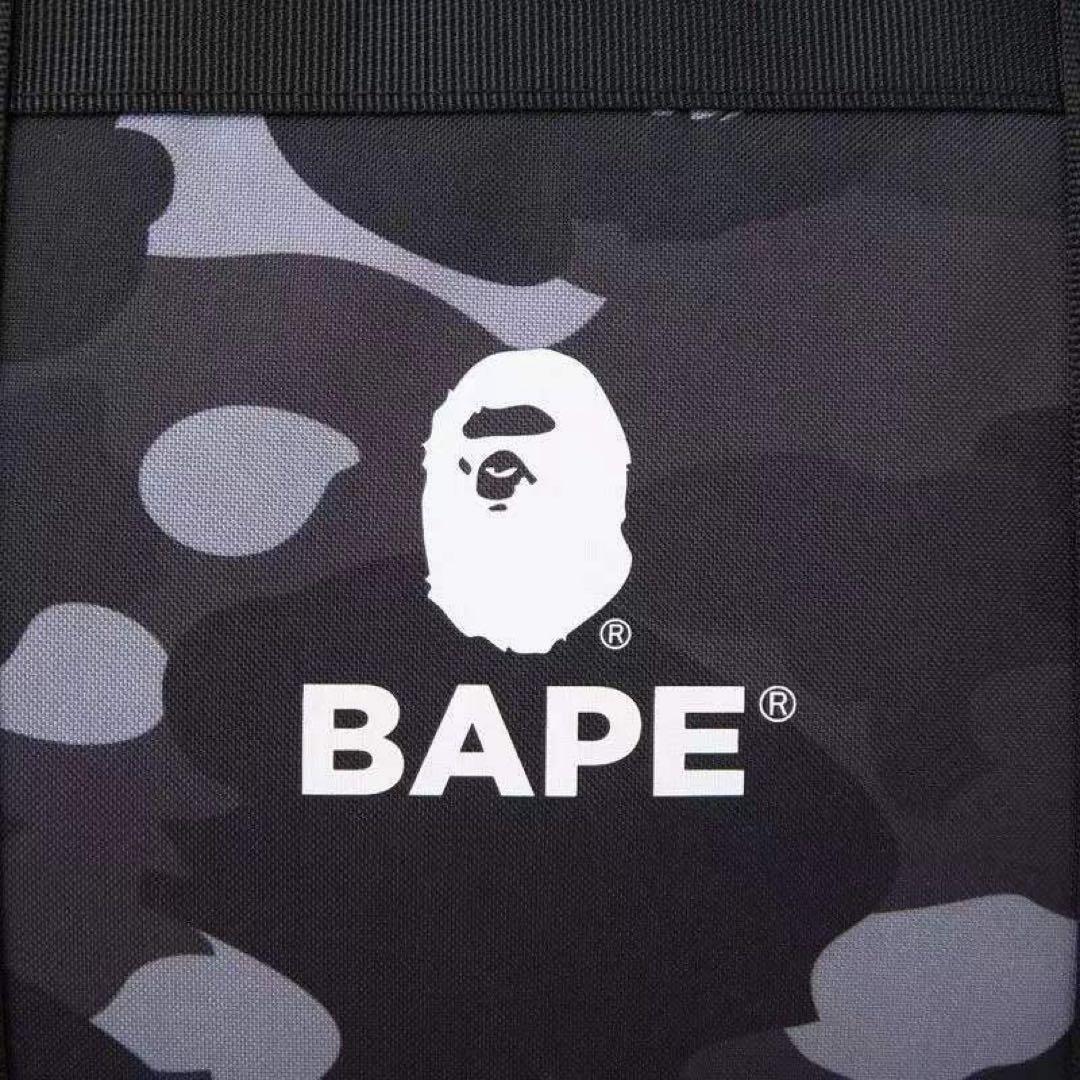 BAPE◆A BATHING APE／◆ブラックダッフルバッグ◆付録品ノベルティ