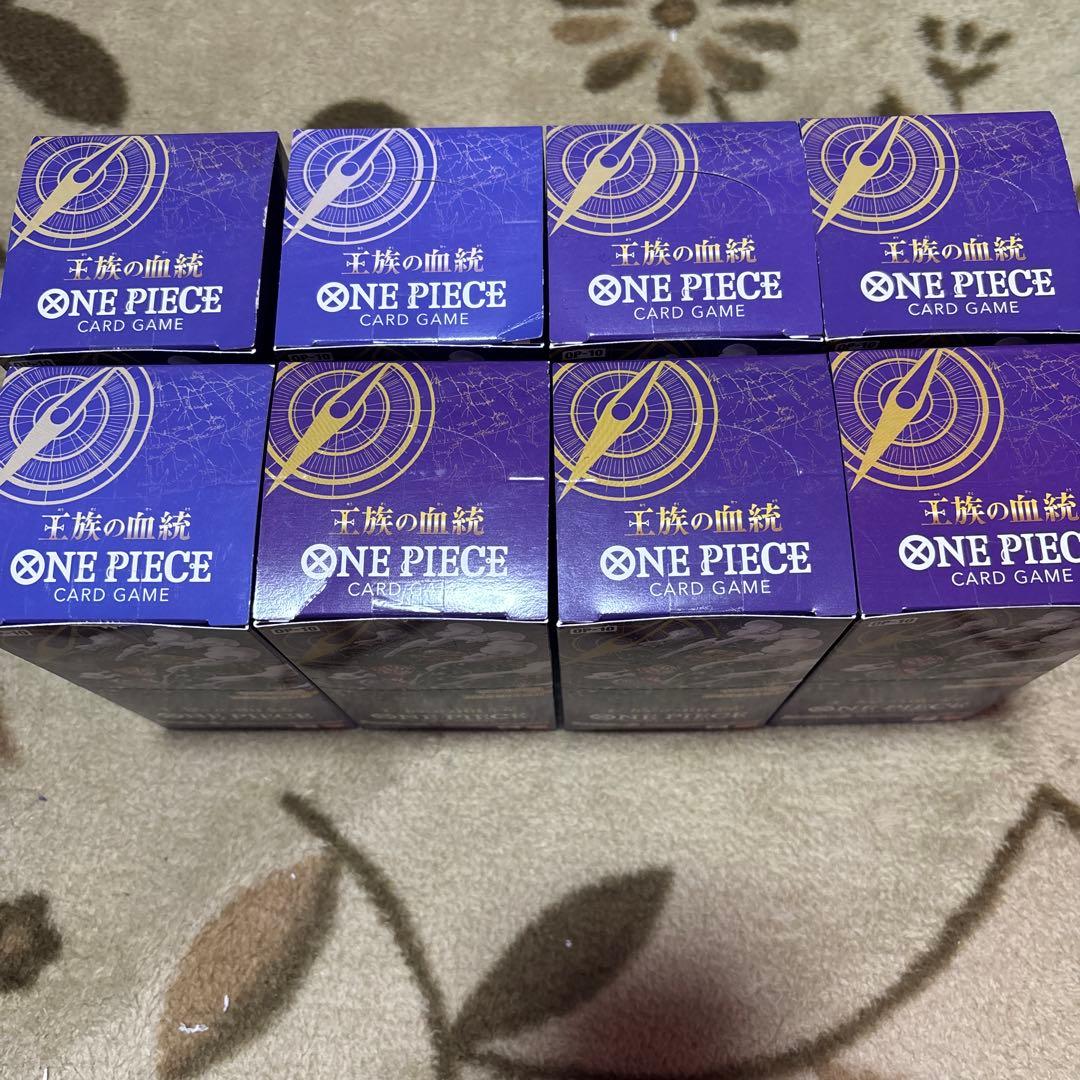 ワンピース　未開封ボックス　テープ付き　王族の血統　8ボックス