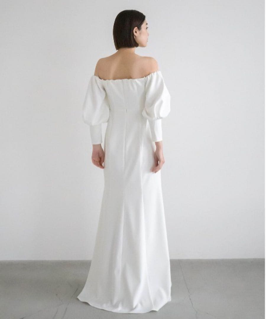 kaene オフショルマーメイドドレス　36 white collection
