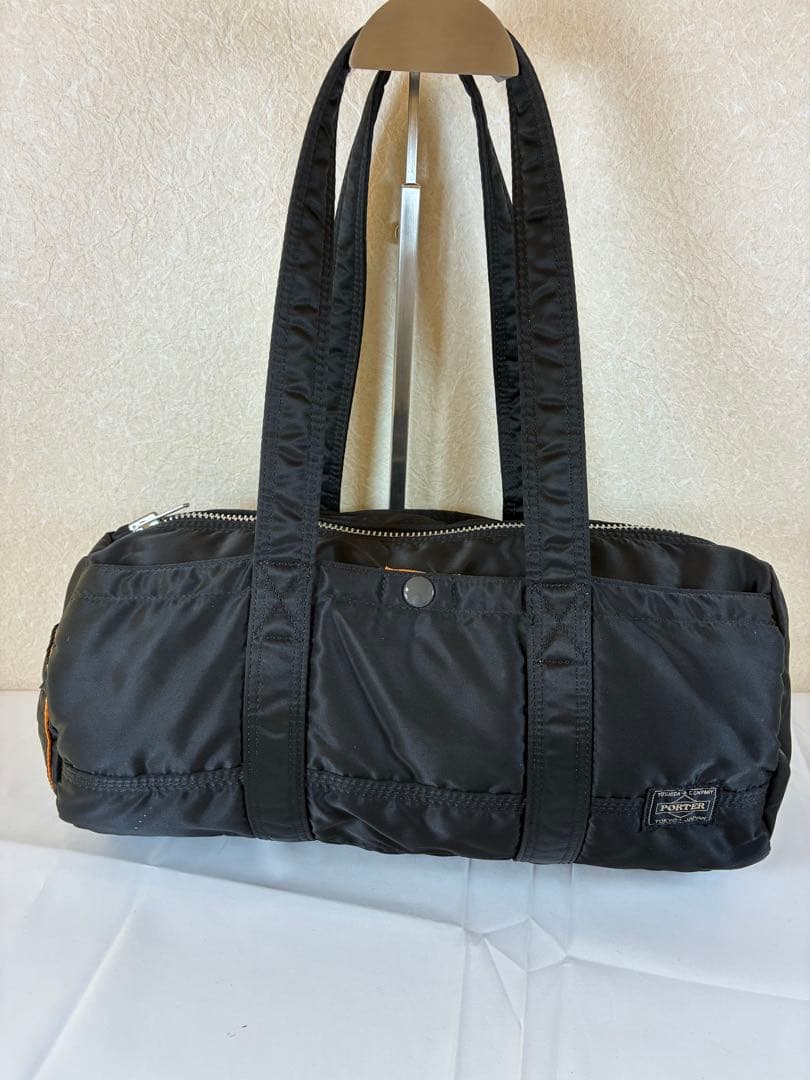[未使用級] PORTER　タンカー　ドラムバッグ　ミニボストン　ダッフル　L