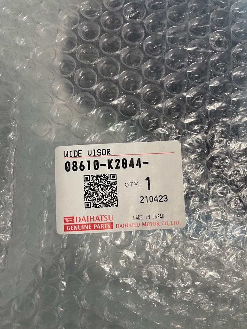 タフト純正ワイドバイザー 08610-K2044