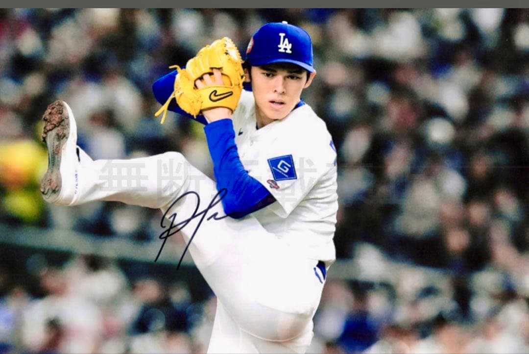 週末SALE！新品未使用！佐々木朗希　　　　　　直筆サイン入フォト保証書付