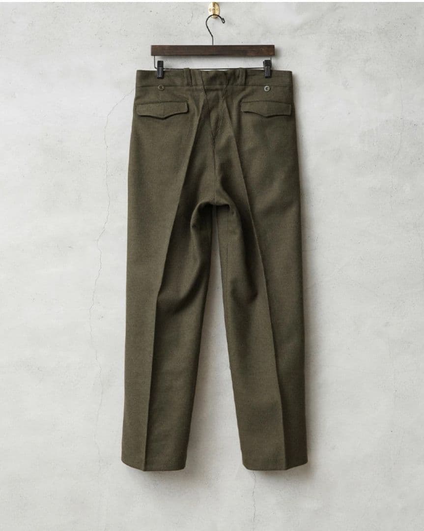 実物　フランス軍　ウエストカスタム　M-52 wool trousers