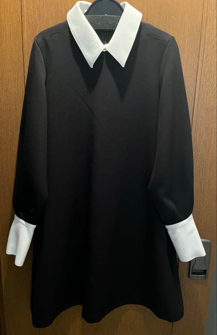 foufou フーフー バイカラー ミニドレス