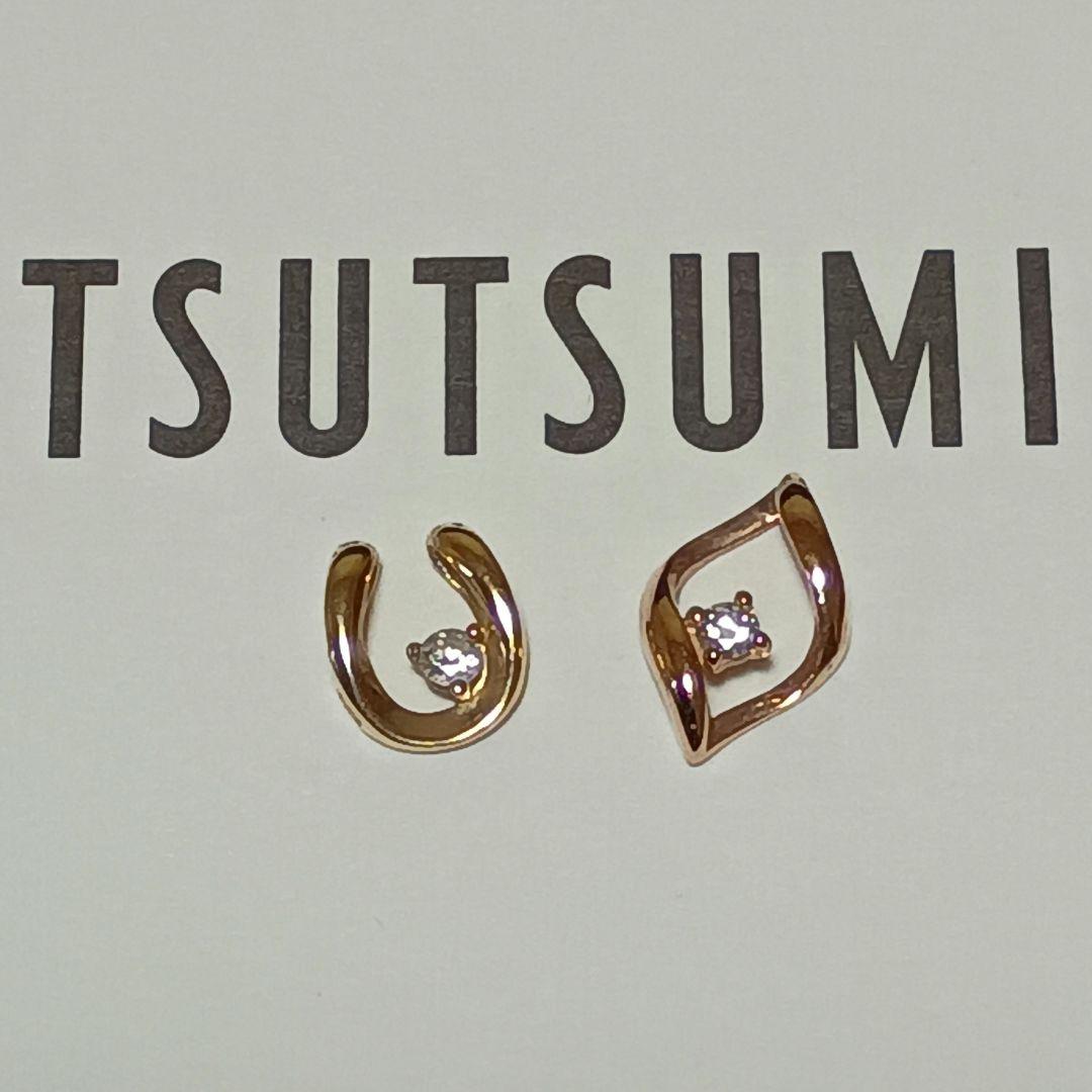 K10 YG PG ダイヤモンドネックレストップ