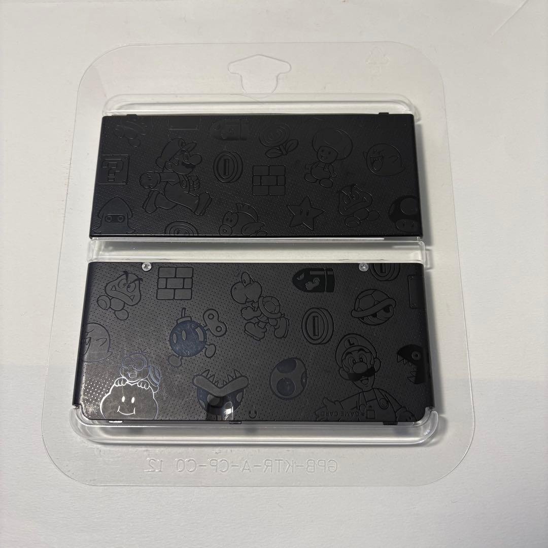 new 3ds きせかえプレート No.005 エンボス加工・マリオモノグラム