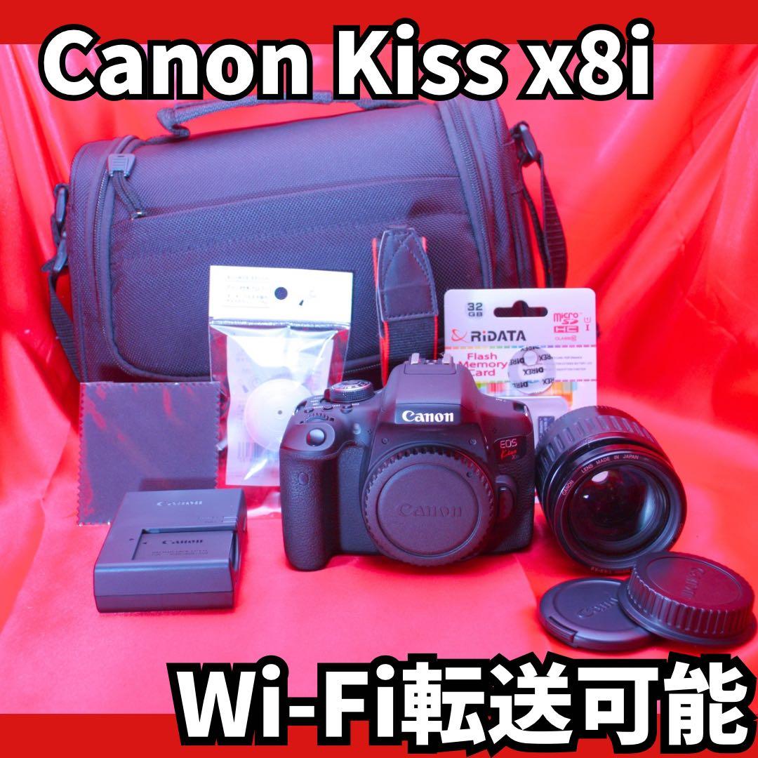 キャノン　キス　x8i デジタルカメラ　一眼レフ　スマホ転送楽々　iPhone