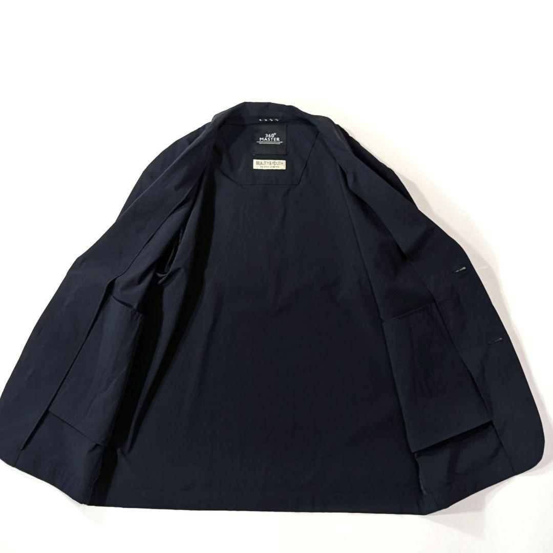 極美品★BY　360 master　リラックス2ボタン　テーラードジャケット　紺