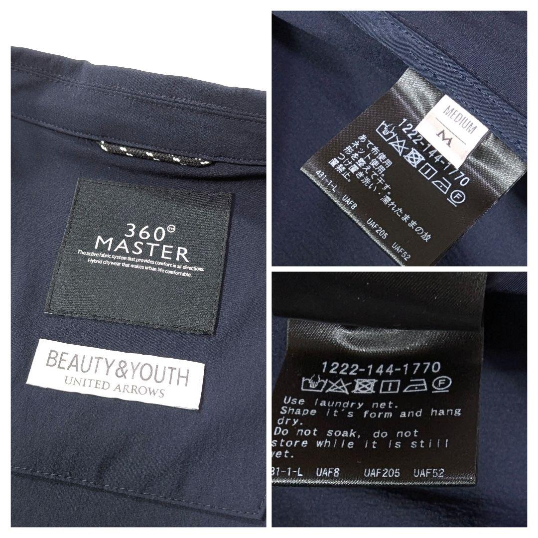 極美品★BY　360 master　リラックス2ボタン　テーラードジャケット　紺