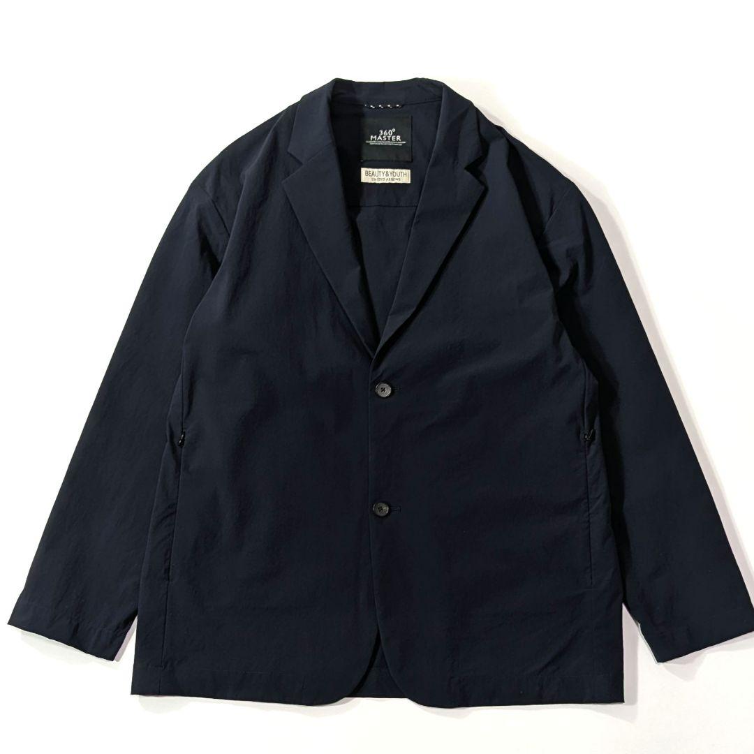 極美品★BY　360 master　リラックス2ボタン　テーラードジャケット　紺