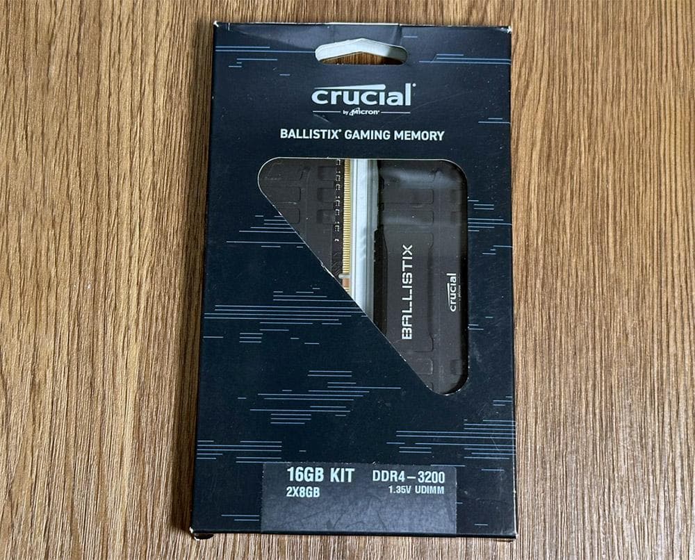保証有 Crucial BALLISTIX DDR4 3200MHz 16GB