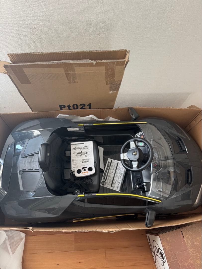 引き取り限定☆子供用電動乗用カー ランボルギーニ リモコン取説付名古屋市守山区