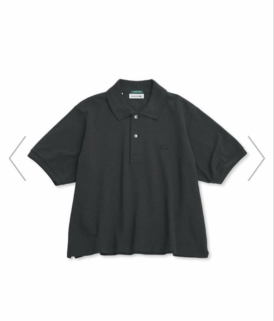 【新品】【試着のみ】LACOSTE ブラック ポロシャツ 半袖