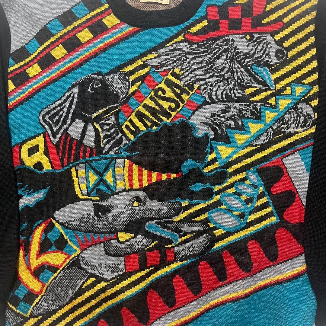 希少 90年代 KANSAI O2 犬柄ニット rare レア 山本寛斎