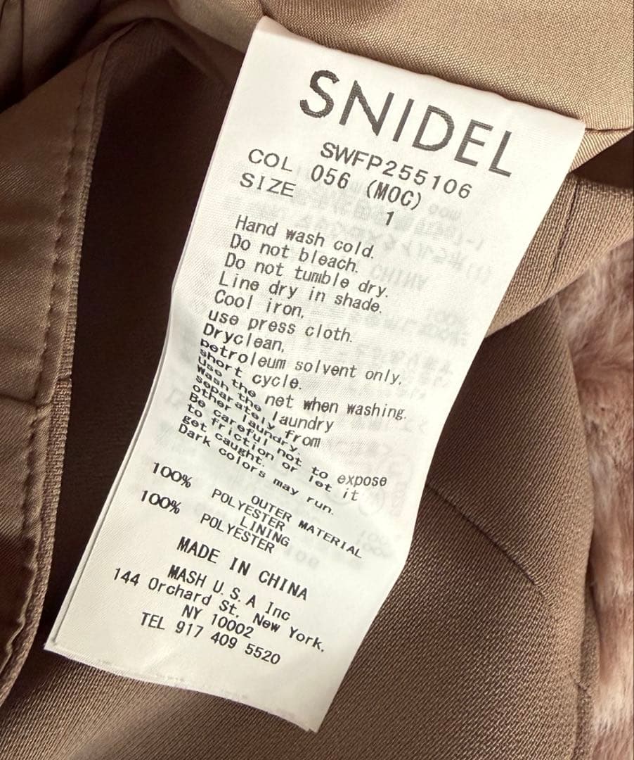 SNIDEL レイヤードフリルミニスカショーパン MOC サイズ1