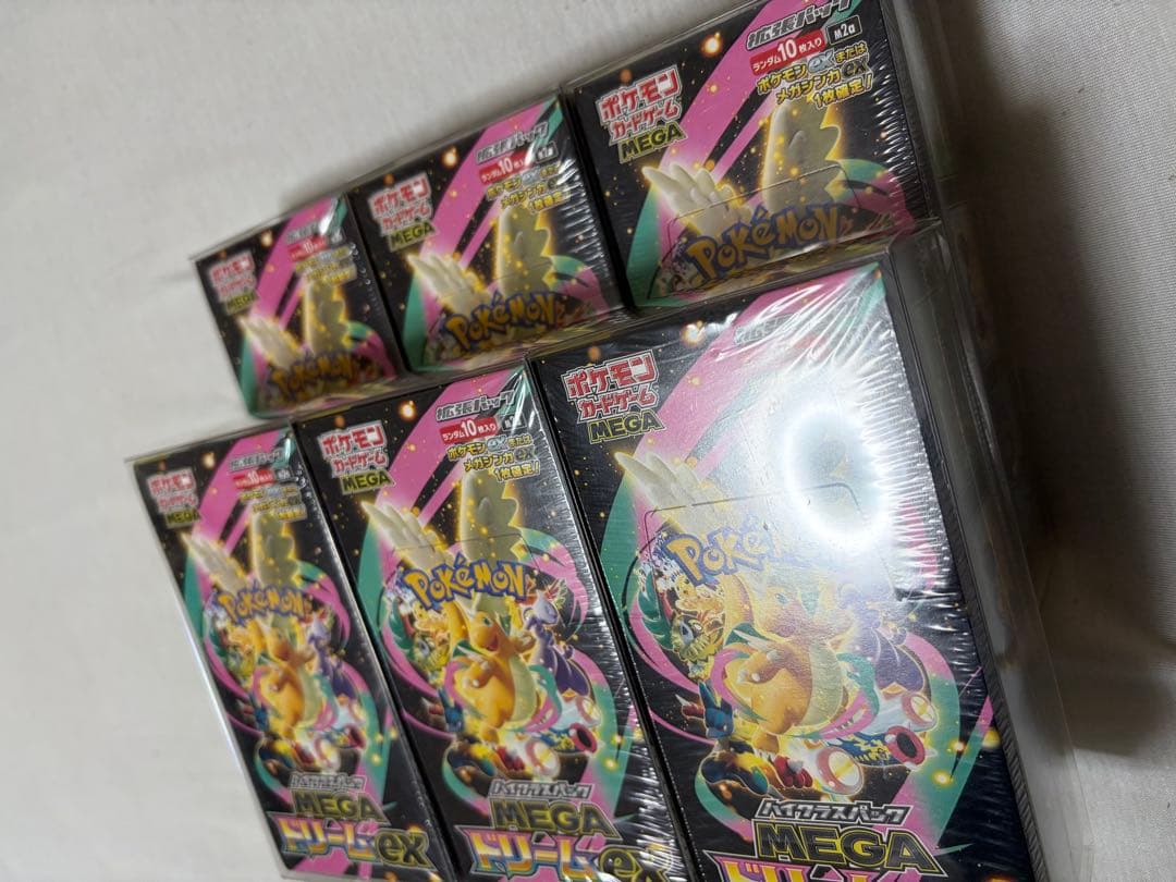 新品未開封 シュリンク付き6BOX megaドリームex