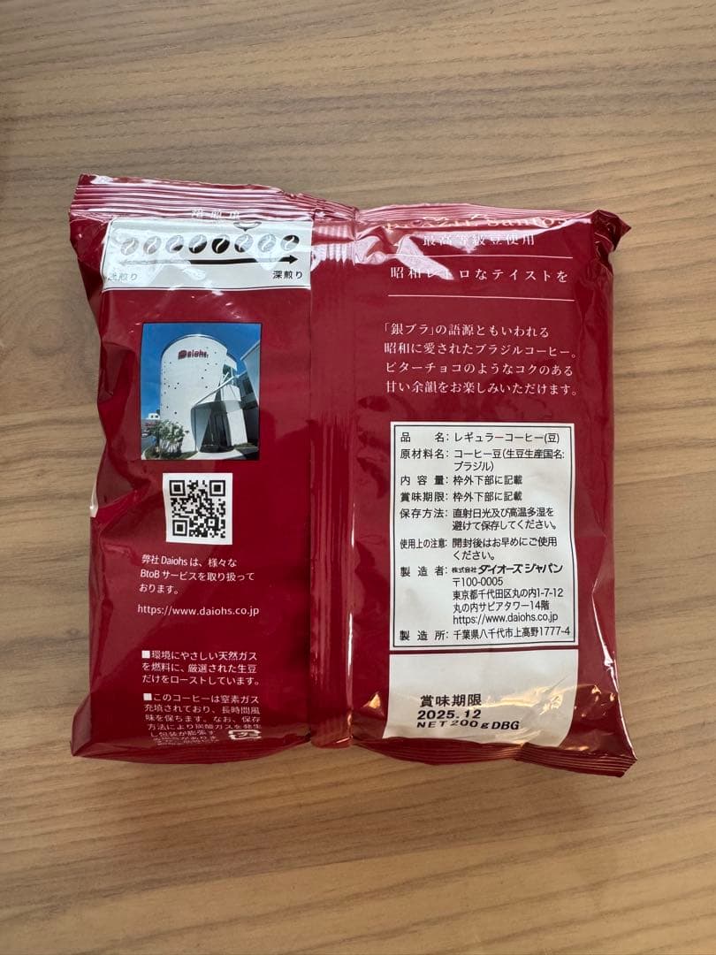 ブラジルサントス No.2 コーヒー 200g