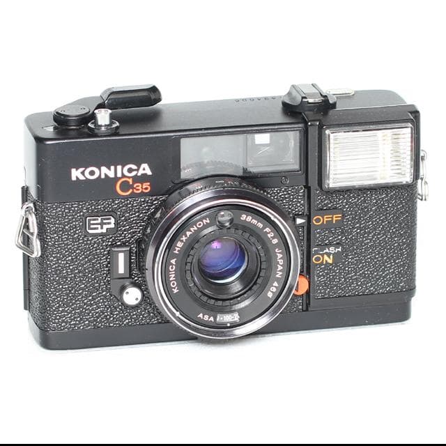 473　KONICA コニカ C35EF ピッカリコニカ 分解整備済の完動美品