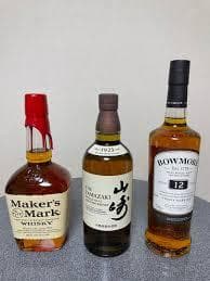 山崎・ボウモア12年・メーカーズマーク セット 700ml×3本