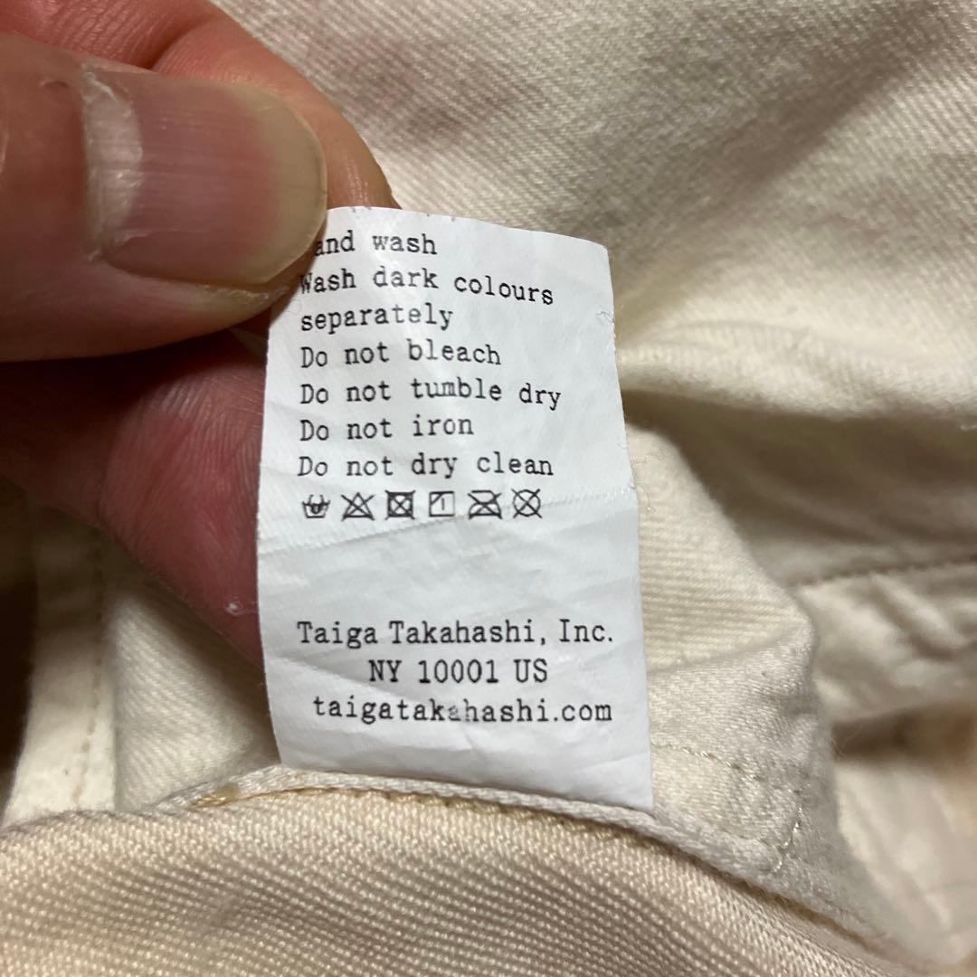 taiga takahashi オーバーオール　デニム　バッグ　oldjoe