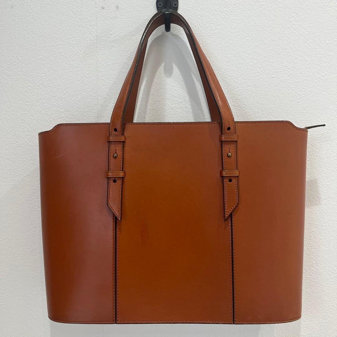 天皇御用達 ソメス サドル SOMES ビジネスバッグ本革ブラウンA4 自立