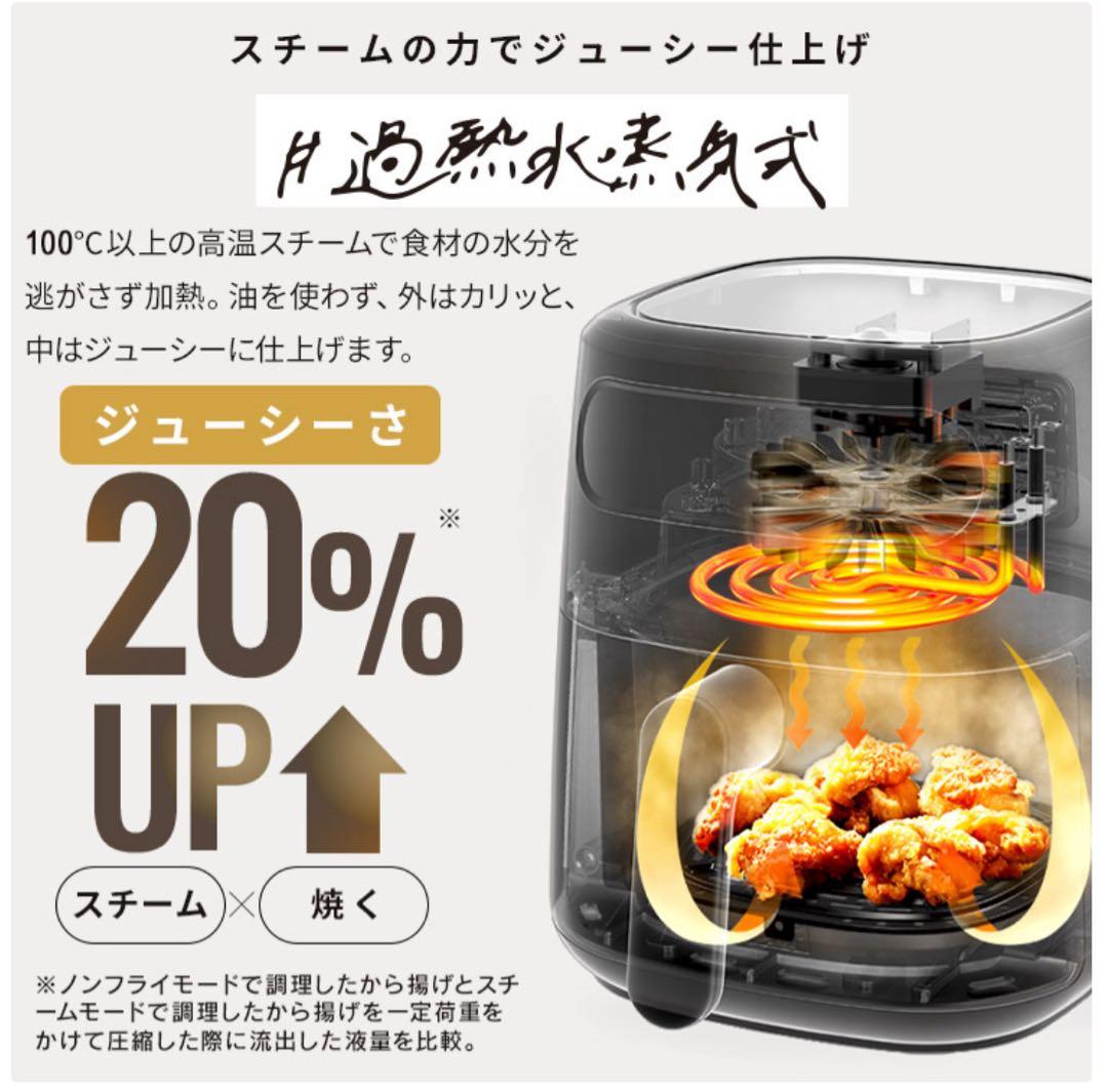 【最新モデル新品】アイリスオーヤマ 過熱水蒸気エアフライヤー FV-M30A-C