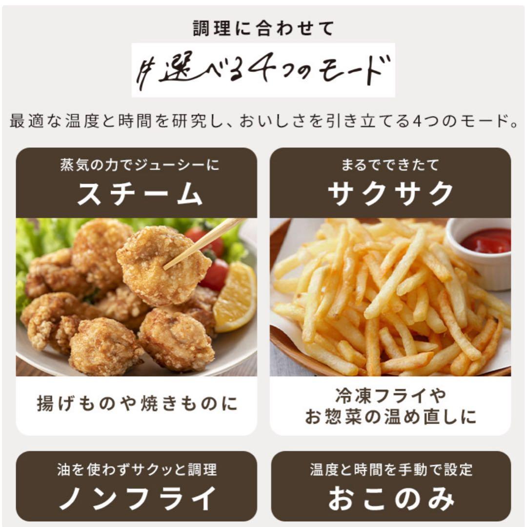 【最新モデル新品】アイリスオーヤマ 過熱水蒸気エアフライヤー FV-M30A-C